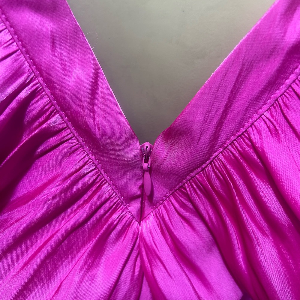 TCEC Hot Pink Ruffled Mini Dress - Picture 8 of 12